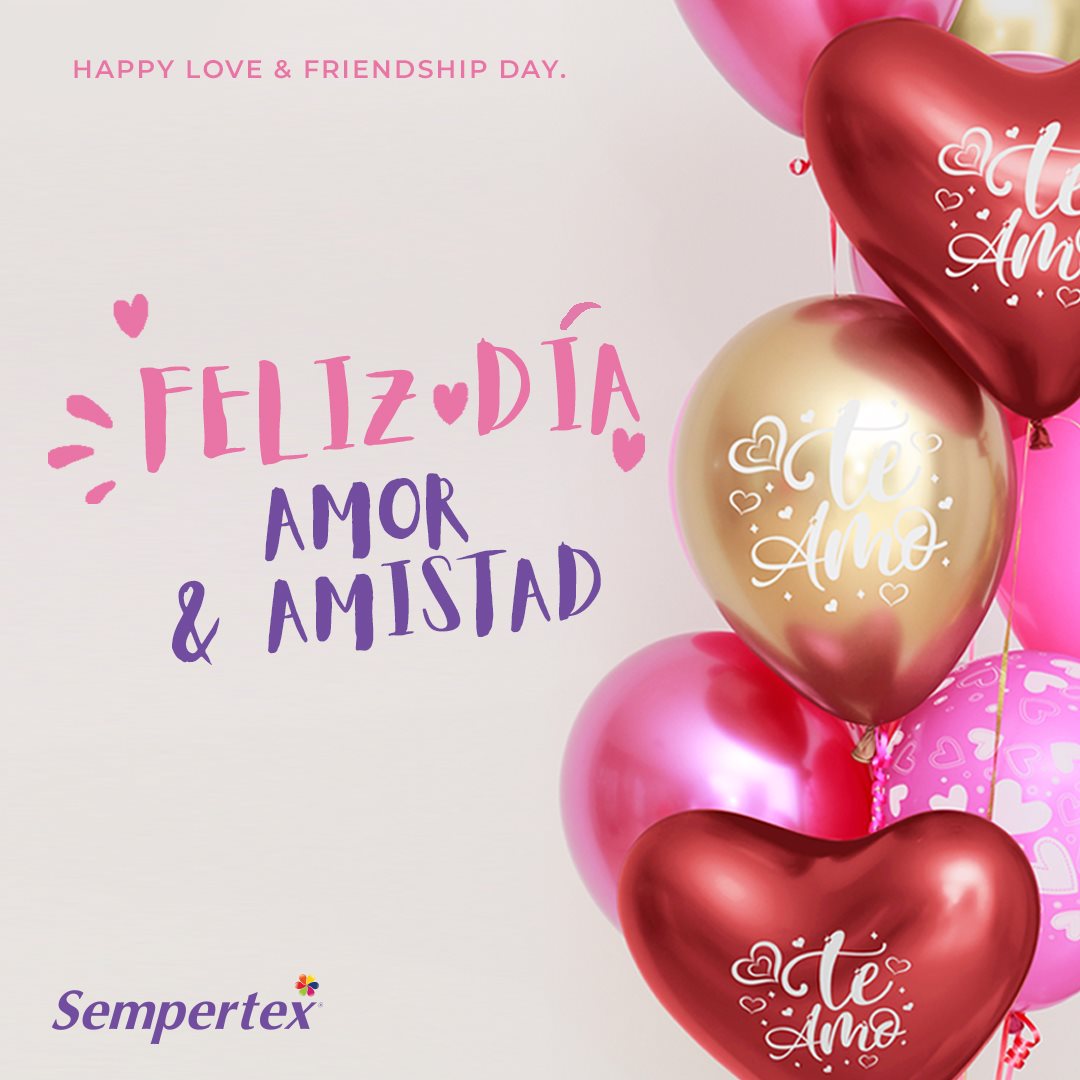 Feliz Día Amor y Amistad– Sempertex, image size:1080x1080