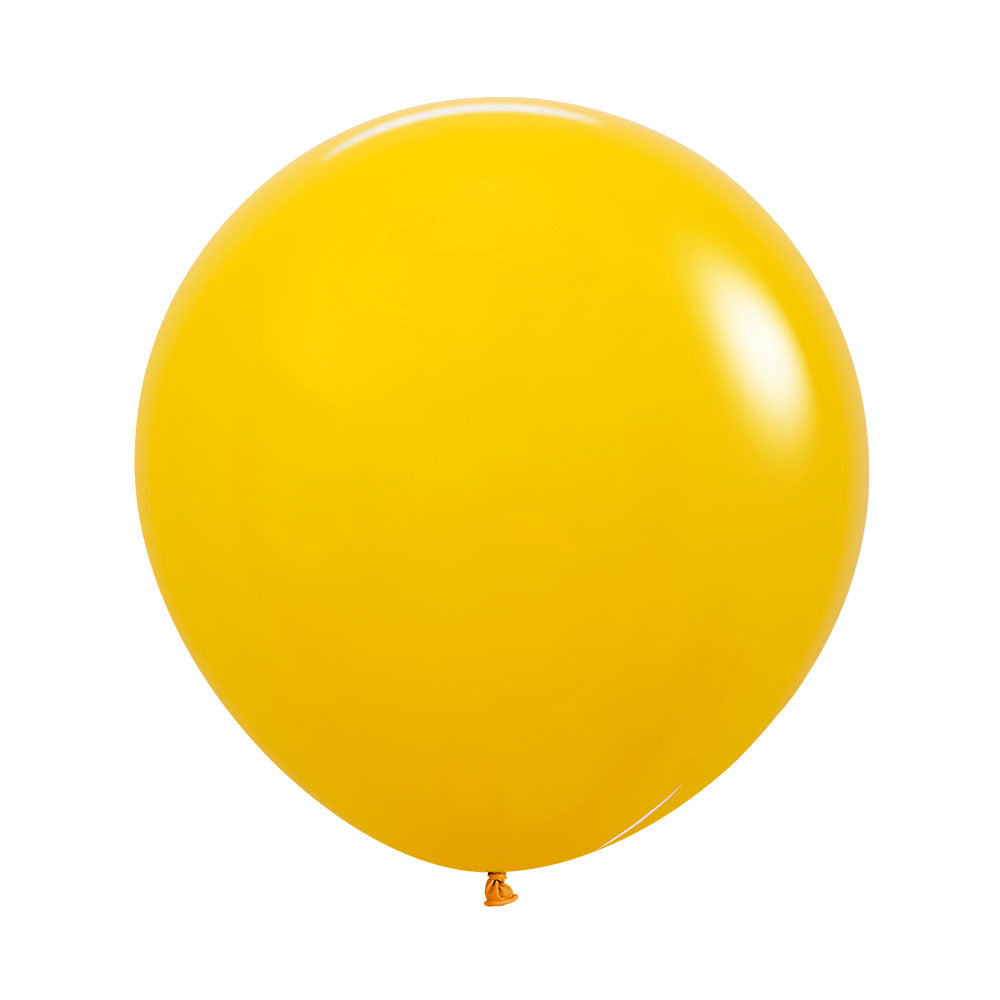 GLOBO LATEX REDONDO FASHION AMARILLO MIEL LÁTEX SEMPERTEX Sempertex