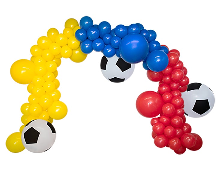 TRICOLOR ARCH WITH BALLS