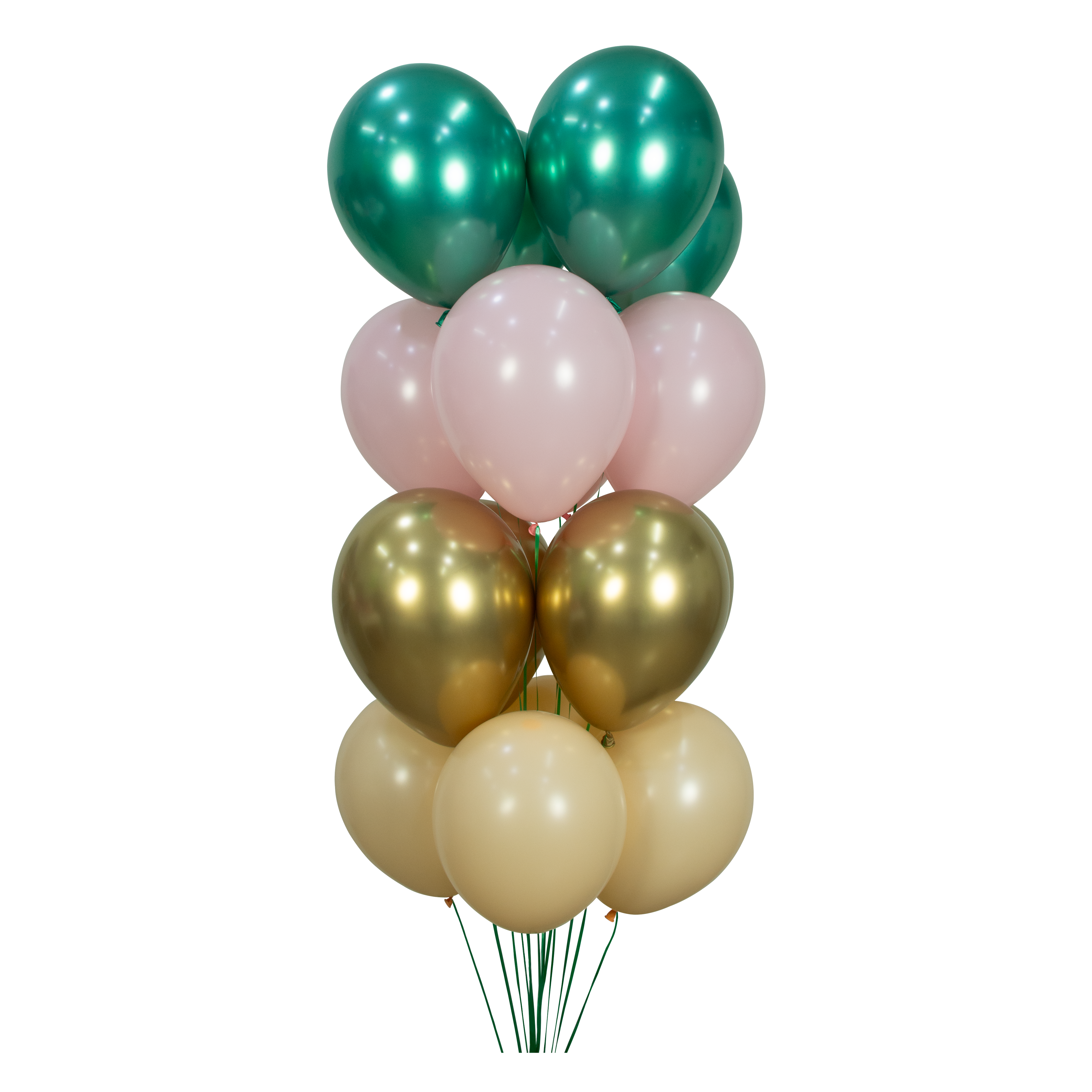 VERDE AURORA - ROSA - DORADO