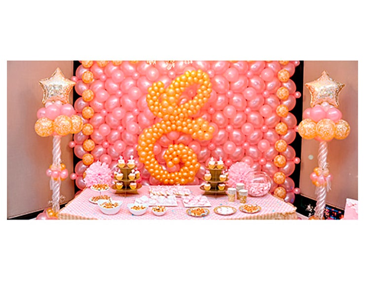 GOLD AND PINK BABY SHOWER