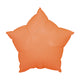 GLOBO METALIZADO ESTRELLA NARANJA VIBRANTE