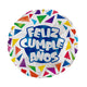 COLORFUL TRIANGLES FOIL BALLOON