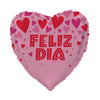 METALLIZED BALLOON HAPPY DAY POP HEARTS