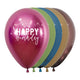 GLOBO REDONDO HAPPY BIRTHDAY VIBRANTE