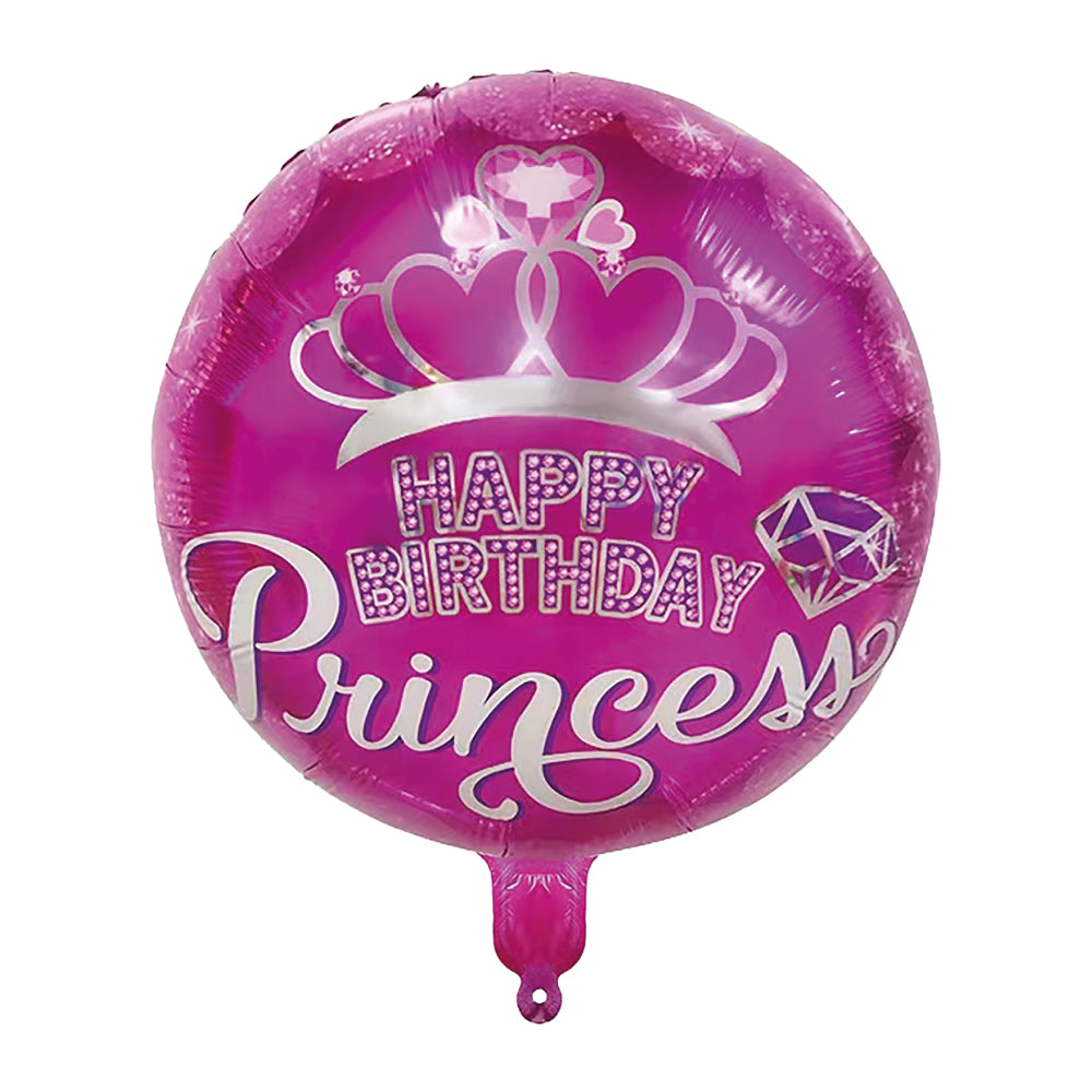 Happy Birthday Princess Metallic Balloon Sempertex Colombia Sempertex