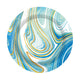 FOIL ACQUA MARBLE PLATE