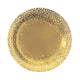 METALLIC GOLD CONFETTI PLATE