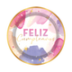 WATERCOLOR HAPPY BIRTHDAY PARTY PLATE
