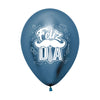 PARTY MUSTACHE HAPPY DAY ROUND LATEX BALLOONS