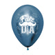 PARTY MUSTACHE HAPPY DAY ROUND LATEX BALLOONS