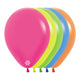 NEON ASSORTED LATEX ROUND BALLOONS