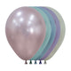 SILK ASSORTED LATEX ROUND BALLOONS