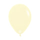 GLOBO REDONDO PASTEL MATE AMARILLO