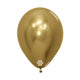 GLOBO LATEX REDONDO REFLEX DORADO
