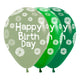 GLOBO REDONDO INFINITY® HAPPY BIRTHDAY CITRUS VERDE FASHION SURTIDO