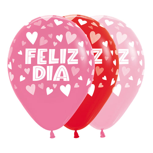 GLOBO REDONDO INFINITY CORAZONES POP