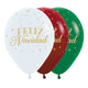 GLOBO REDONDO INFINITY® FELIZ NAVIDAD INVIERNO DORADO FASHION SURTIDO