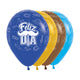 INFINITY® ROUND LATEX BALLOON HAPPY HOLIDAY MUSTACHES FASHION ASSORTMENT