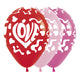 FASHION ASSORTED LOVE INFINITY® ROUND LATEX BALLOONS