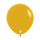 GLOBO LATEX REDONDO FASHION MOSTAZA