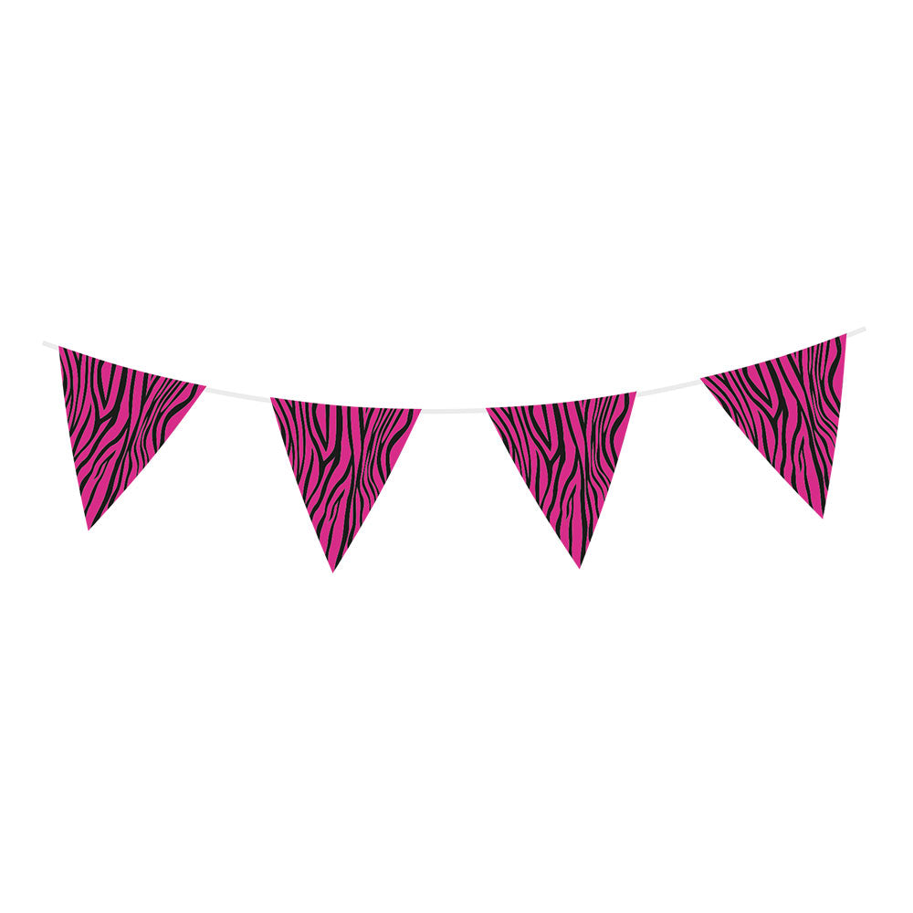 FUCHSIA ZEBRA PLASTIC BANNER | DISPOSABLES | SEMPERTEX– Sempertex