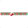 CARTEL DE LETRAS METALIZADO FELIZ NAVIDAD