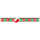 CARTEL DE LETRAS METALIZADO FELIZ NAVIDAD