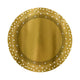 MATTE GOLD TRIANGLE PLATE X 8