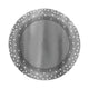 MATTE SILVER TRIANGLE PLATE X 8