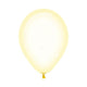 GLOBO REDONDO CRISTAL PASTEL AMARILLO