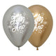 HAPPY NEW YEAR STARS ROUND LATEX BALLOONS