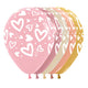 GLOBO REDONDO INFINITY® CORAZONES BRILLANTES