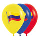GLOBO REDONDO POLICROMÍA BANDERA DE COLOMBIA FASHION SURTIDO TRICOLOR