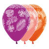 GLOBO REDONDO INFINITY®  PARAISO TROPICAL FASHION SURTIDO