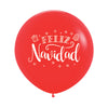 GLOBO REDONDO FELIZ NAVIDAD CORONA