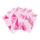 SERVILLETA TRIANGULOS ROSADOS