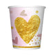 VASO CORAZONES BRILLANTES