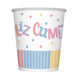 VASO FELIZ CUMPLEAÑOS FESTIVAL PASTEL