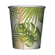 VASO HOJAS TROPICALES
