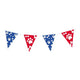 FOIL BLUE - RED PAW PRINTS BANNER