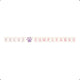 PAW PRINTS LILAC PINK BIRTHDAY LETTER SIGN